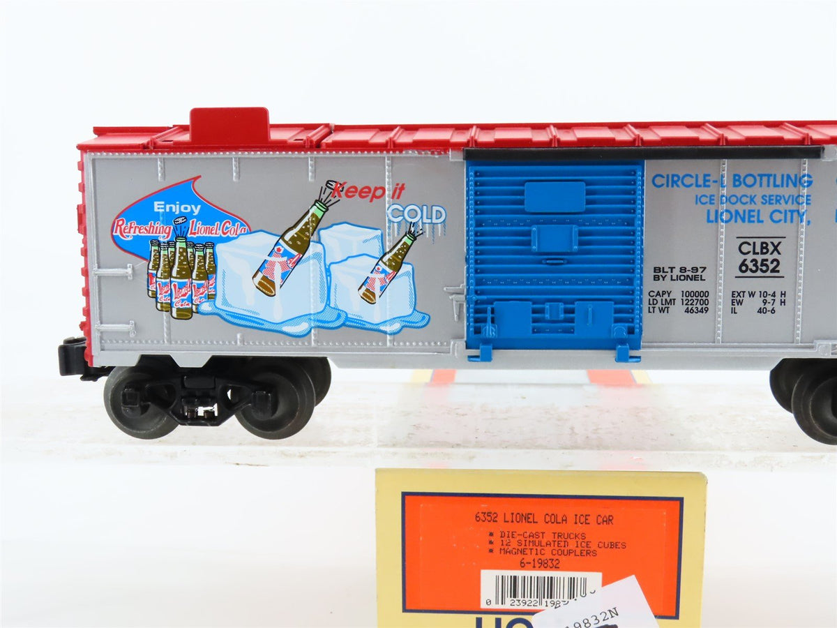 O Gauge 3-Rail Lionel 6-19832 CLBX Circle-L Bottling Cola Ice Car #6352