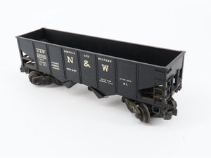 O Gauge 3-Rail Lionel 3456 N&W Norfolk & Western 2-Bay Operating Hopper #22000