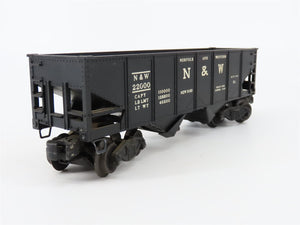 O Gauge 3-Rail Lionel 3456 N&W Norfolk & Western 2-Bay Operating Hopper #22000