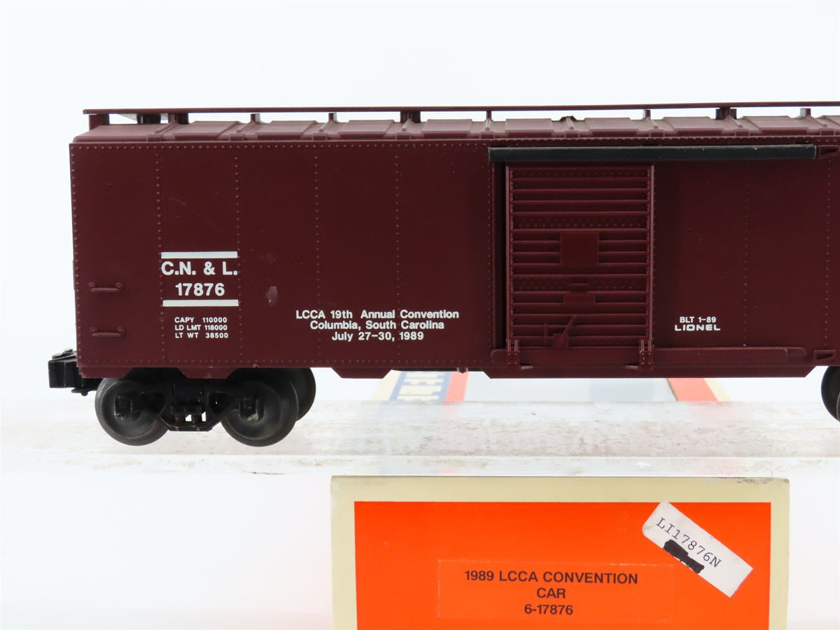 O Gauge 3-Rail Lionel 6-17876 CN&amp;L Columbia Newberry &amp; Laurens Box Car #17876