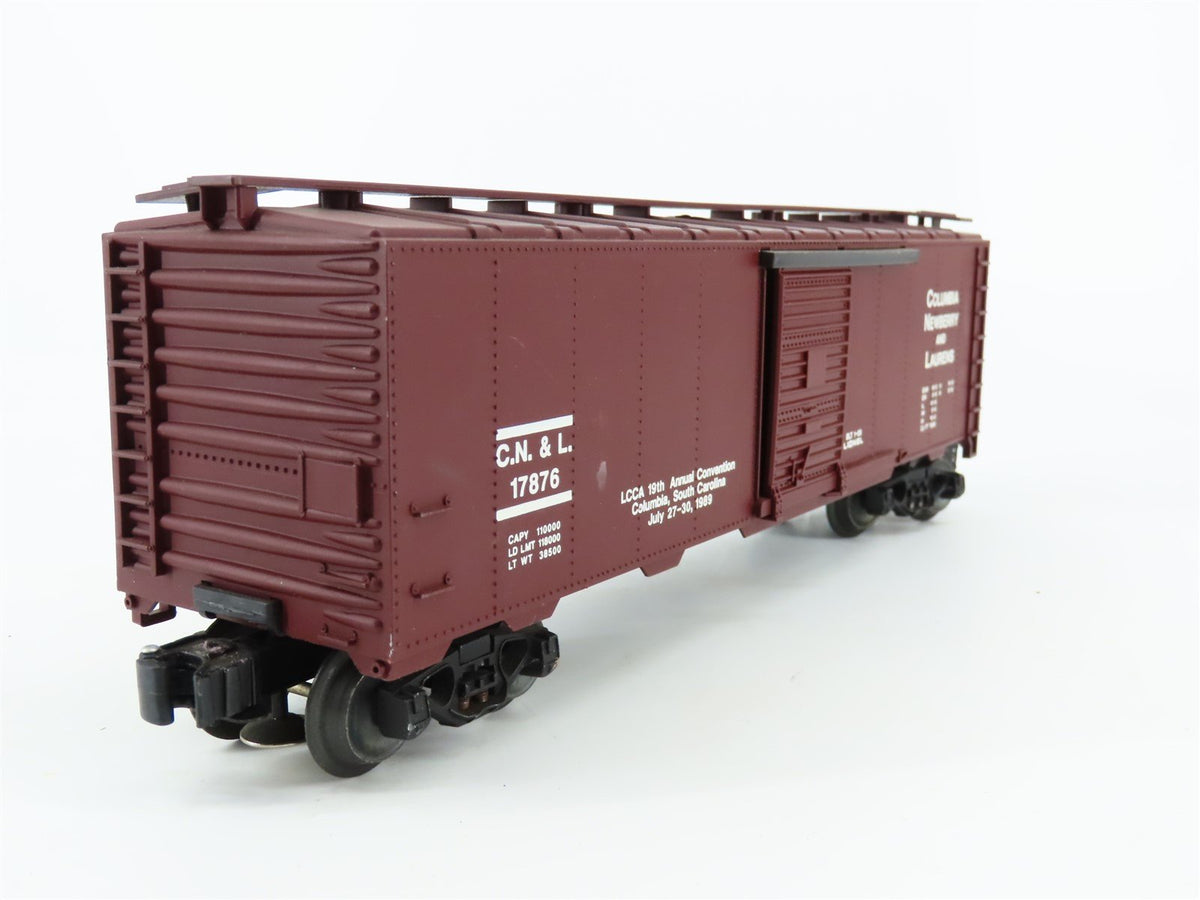 O Gauge 3-Rail Lionel 6-17876 CN&amp;L Columbia Newberry &amp; Laurens Box Car #17876