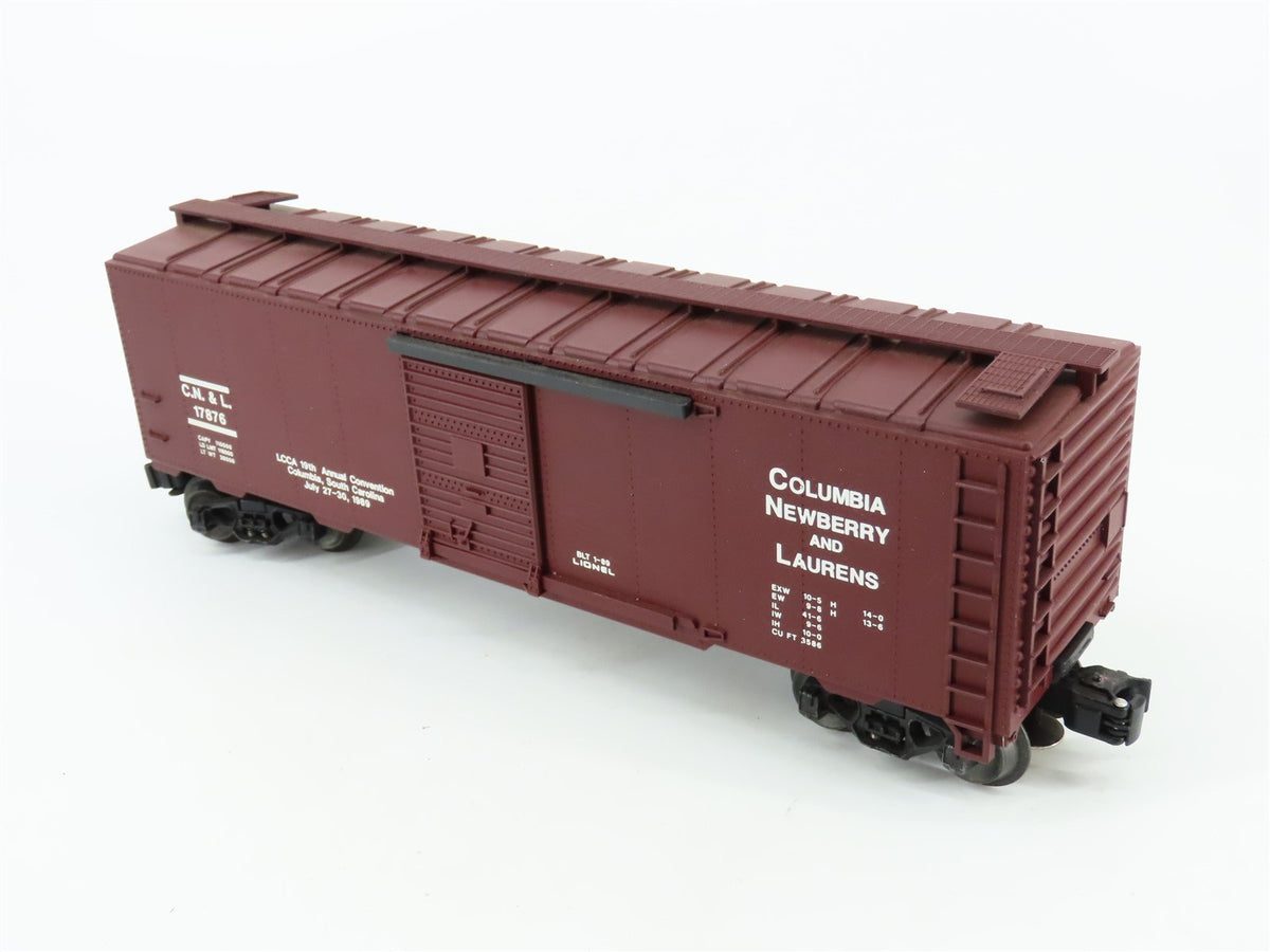 O Gauge 3-Rail Lionel 6-17876 CN&amp;L Columbia Newberry &amp; Laurens Box Car #17876