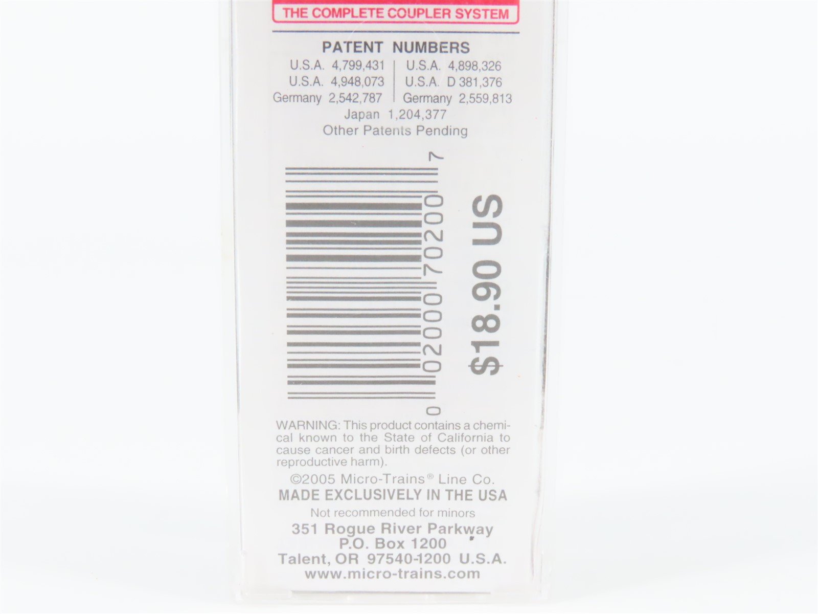 N Scale Micro-Trains MTL 02000702 CEI Railway 40' Standard Boxcar #2