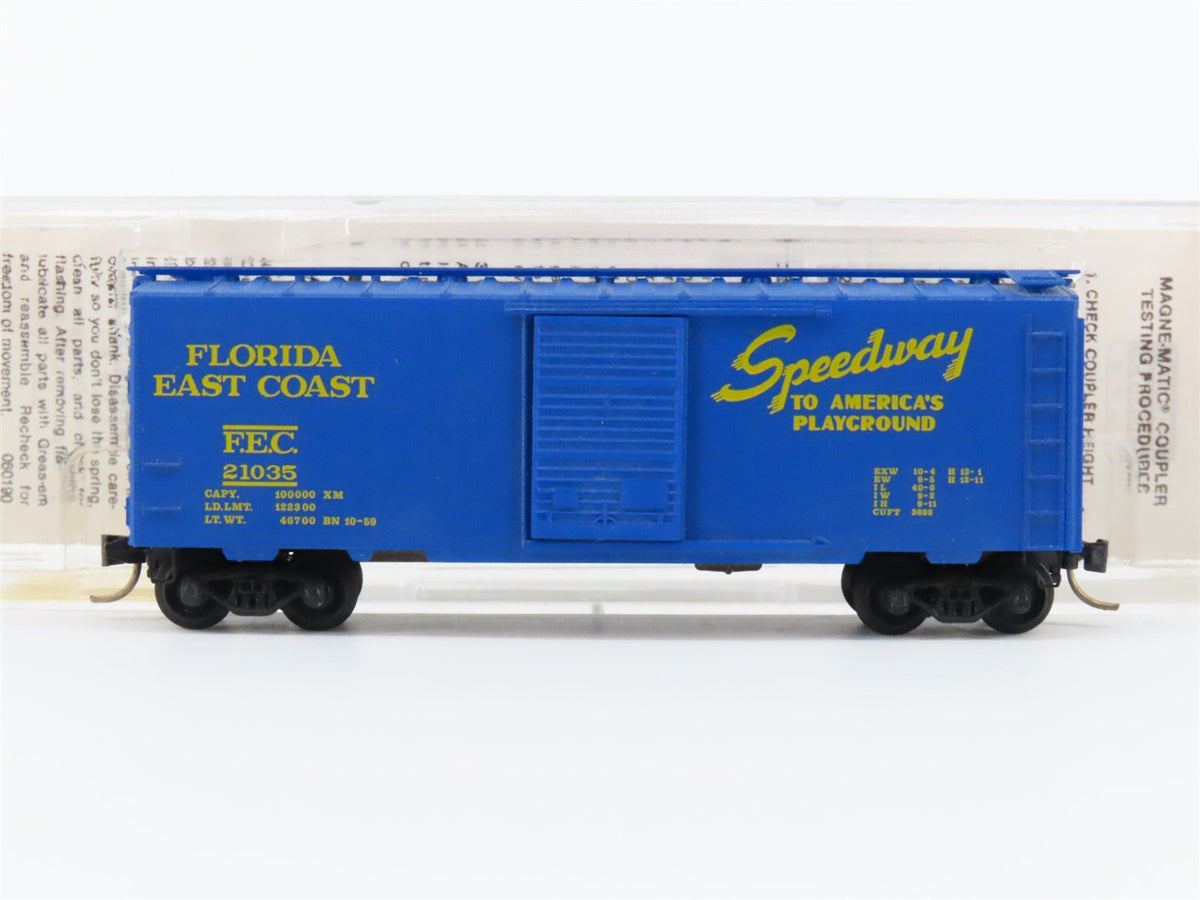 N Scale Micro-Trains MTL 20096 FEC Florida East Coast 40&#39; Boxcar # 21035