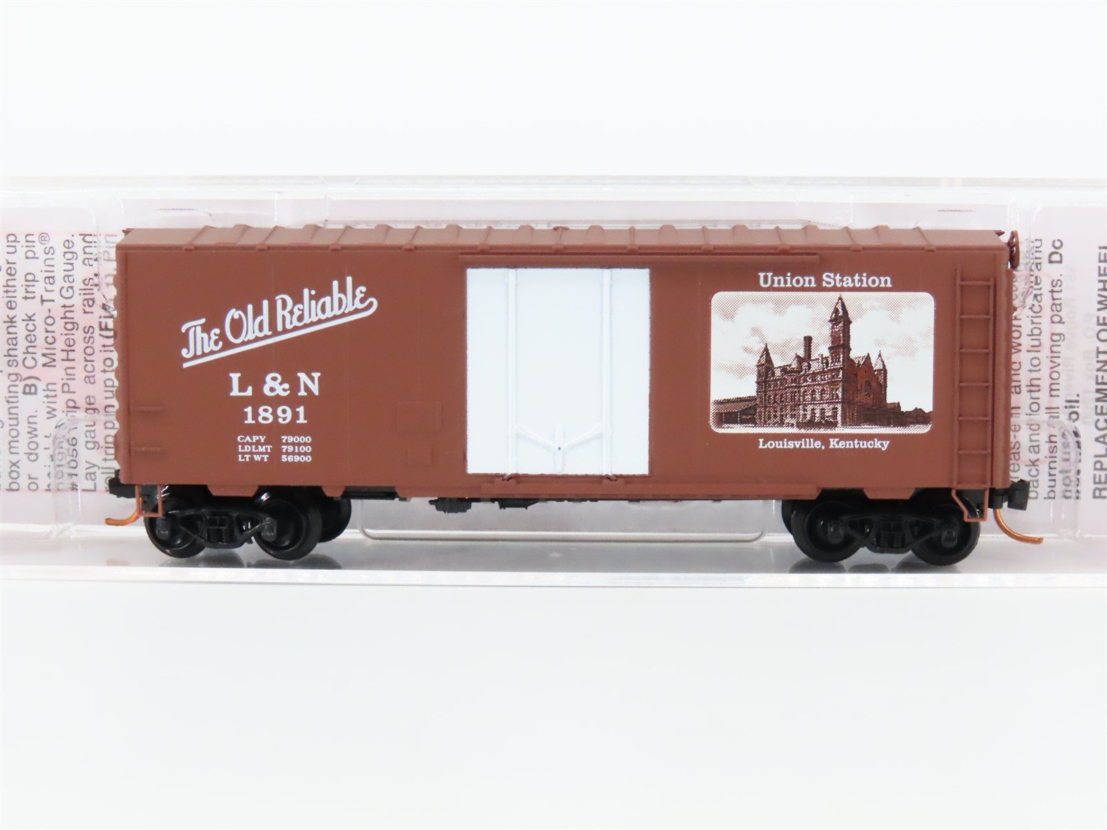 N Scale Micro-Trains MTL NSC 08-01 L&N Louisville & Nashville 40' Boxcar #1891