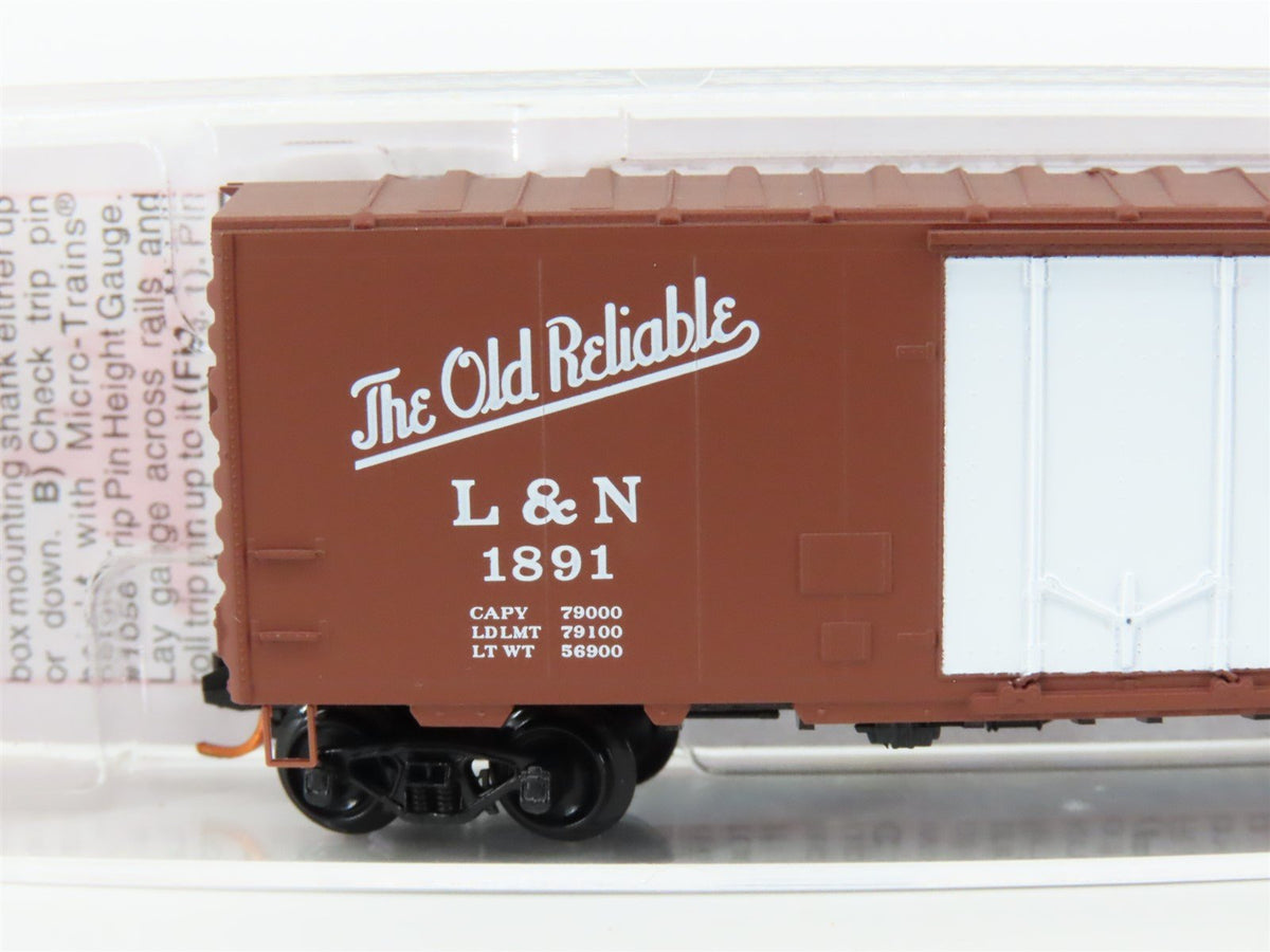 N Scale Micro-Trains MTL NSC 08-01 L&amp;N Louisville &amp; Nashville 40&#39; Boxcar #1891