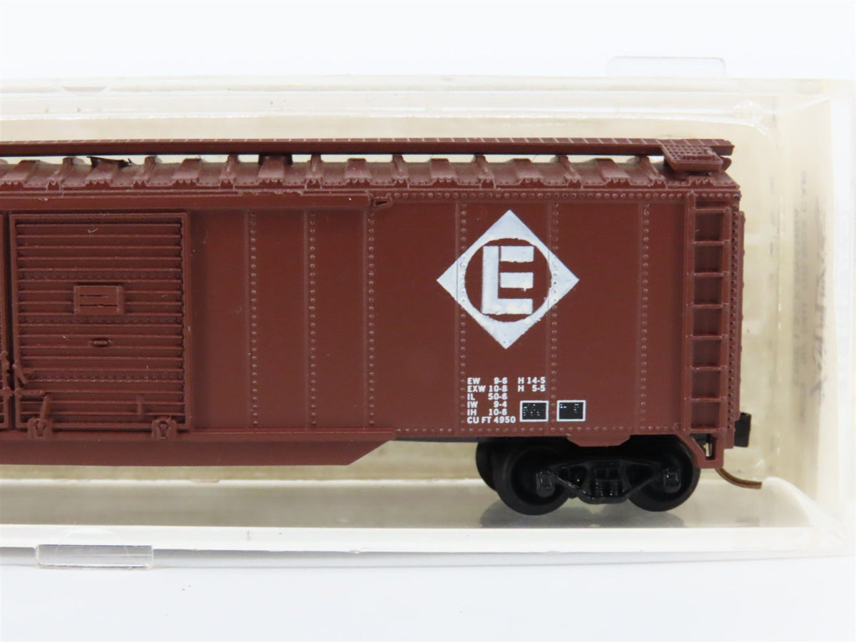 N Scale Atlas 3629 EL Erie Lackawanna 50&#39; Double Door Boxcar #65694