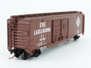 N Scale Atlas 3629 EL Erie Lackawanna 50' Double Door Boxcar #65694