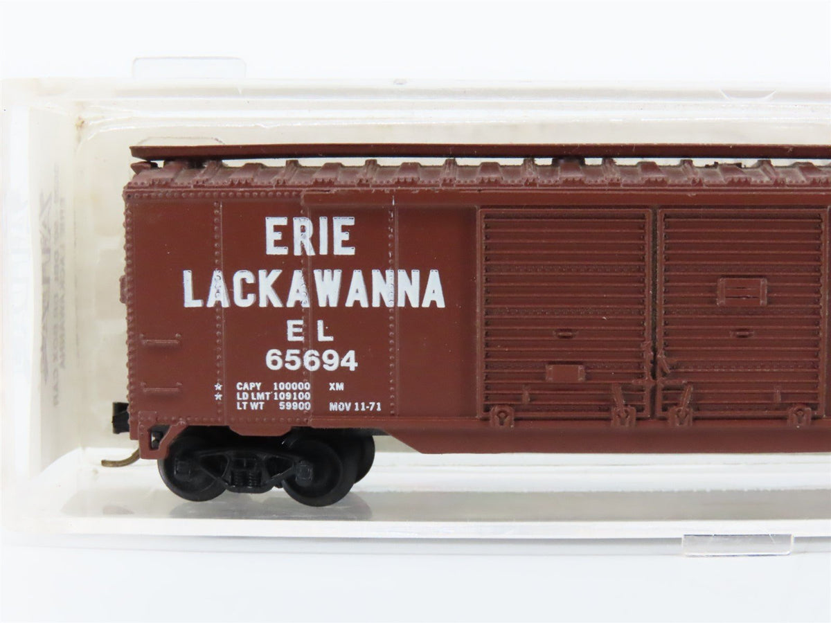 N Scale Atlas 3629 EL Erie Lackawanna 50&#39; Double Door Boxcar #65694