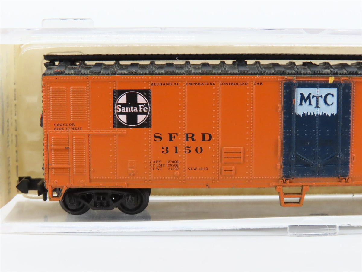 N Scale Atlas 3667 SFRD Santa Fe 50&#39; Mech Reefer Car #3150