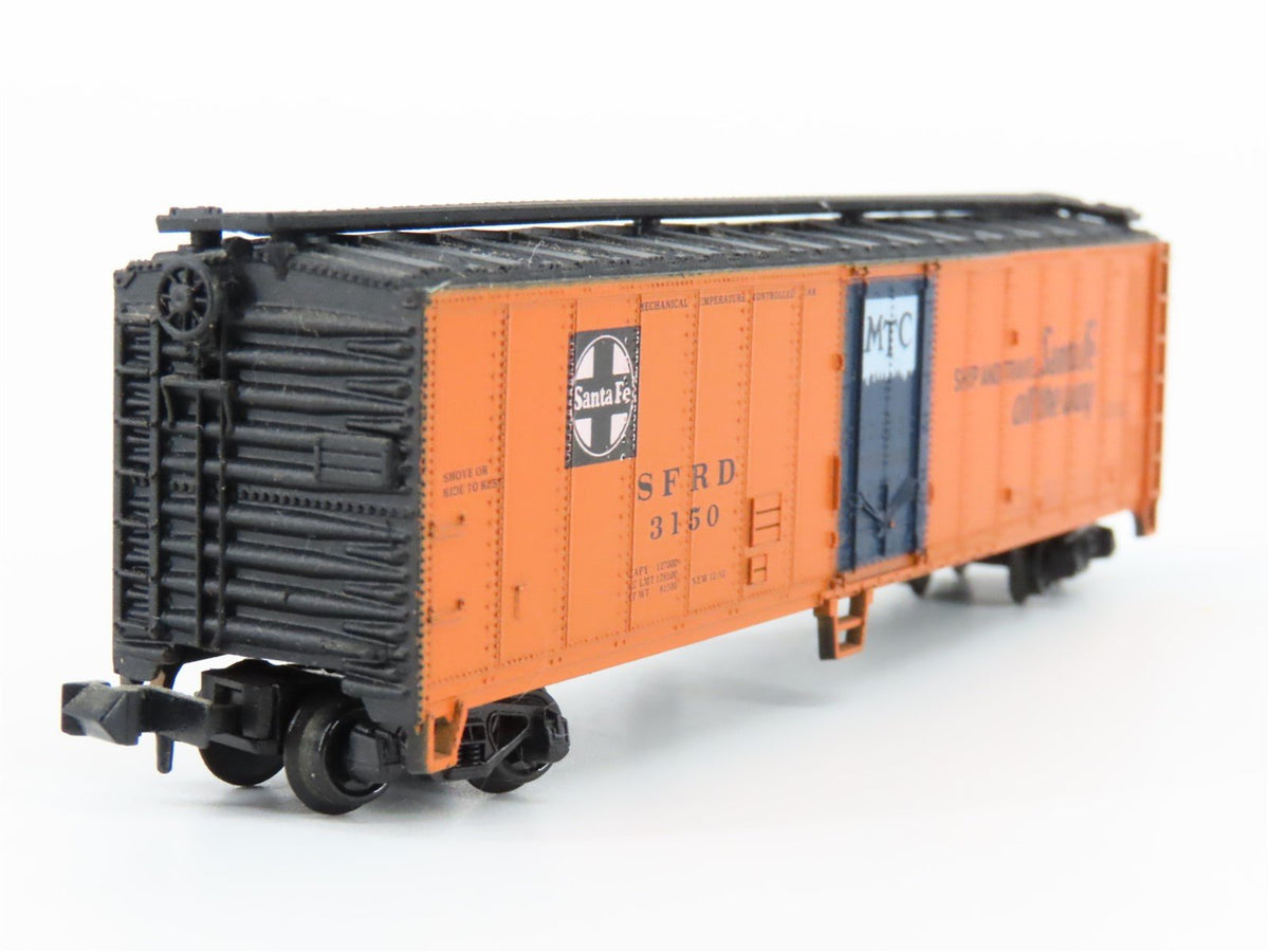 N Scale Atlas 3667 SFRD Santa Fe 50&#39; Mech Reefer Car #3150