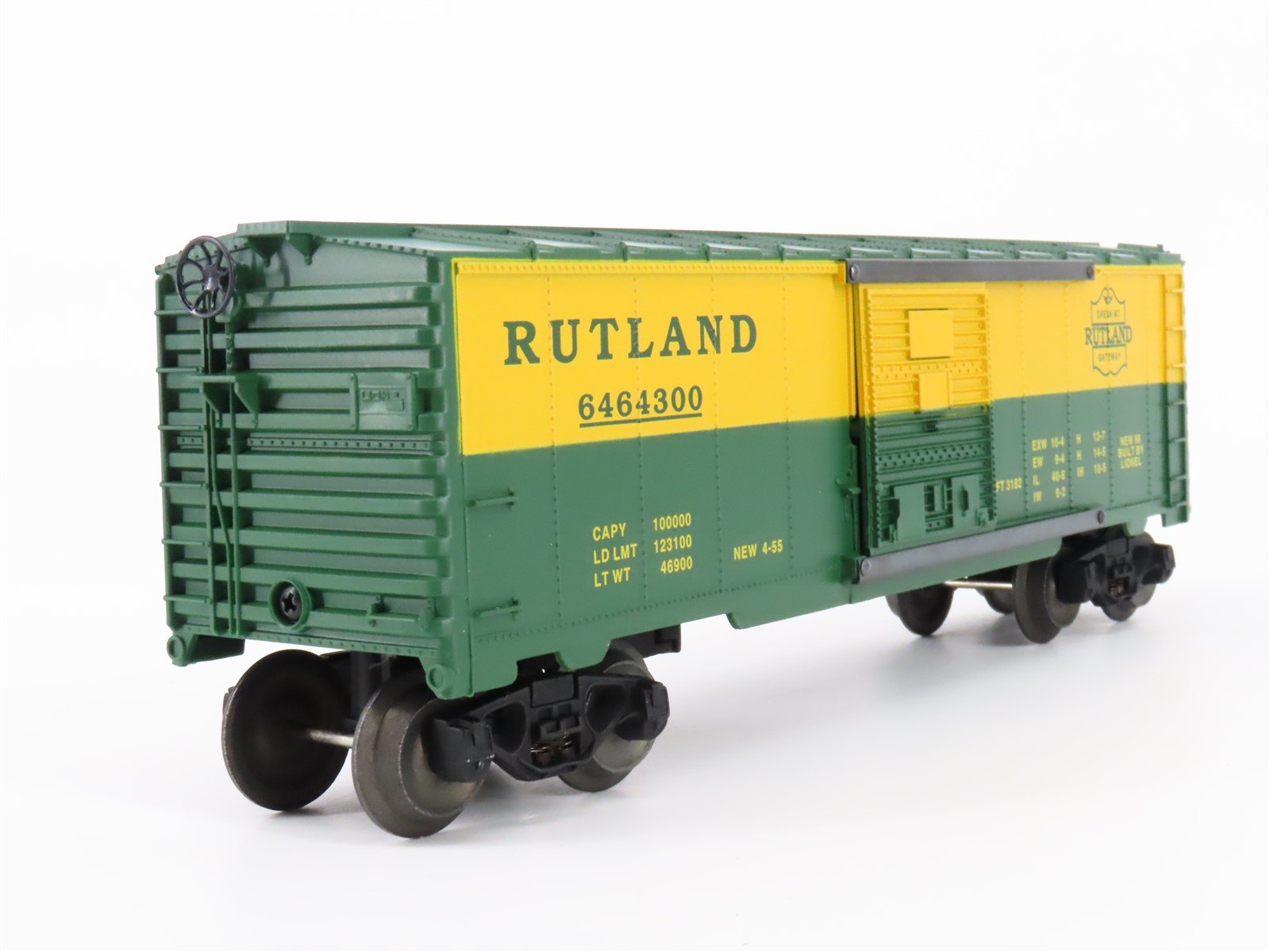 O Gauge 3-Rail Lionel 6-19276 CG/B&O/RUT Single Door Series V Box Car - Set of 3