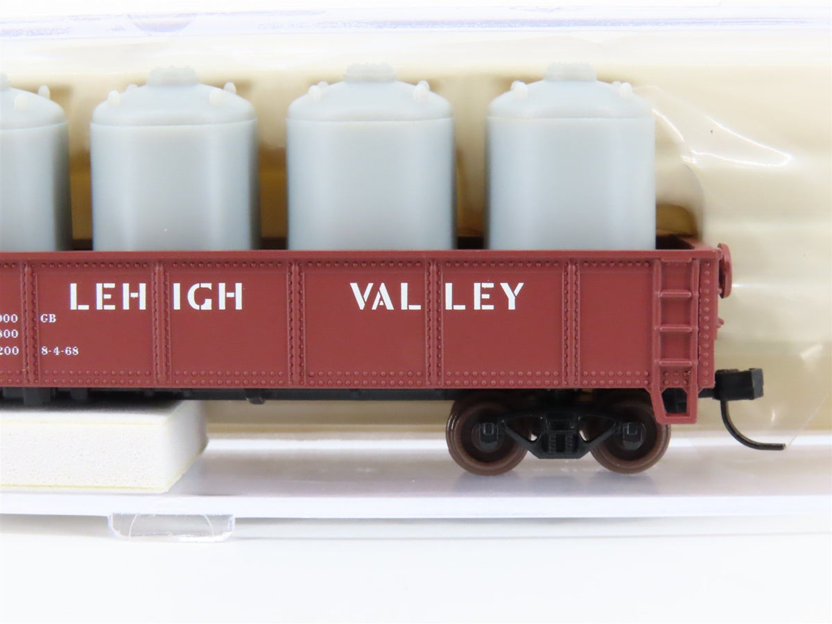 N Scale Atlas 35141 LV Lehigh Valley 42&#39; Gondola Car #95620 w/Loads