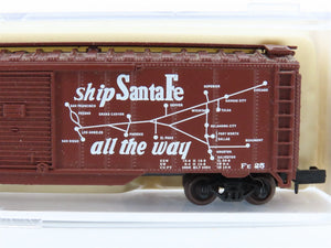 N Scale Atlas 36281 ATSF Santa Fe 50' Double Door Boxcar #10516