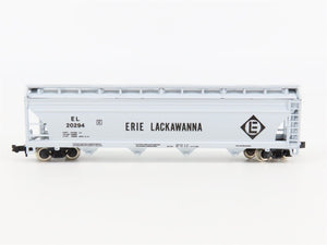 N Scale Atlas 3706 EL Erie Lackawanna 4-Bay Centerflow Covered Hopper #20294