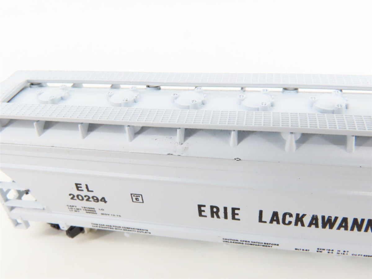 N Scale Atlas 3706 EL Erie Lackawanna 4-Bay Centerflow Covered Hopper #20294