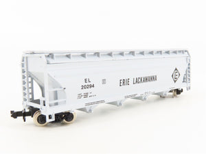 N Scale Atlas 3706 EL Erie Lackawanna 4-Bay Centerflow Covered Hopper #20294