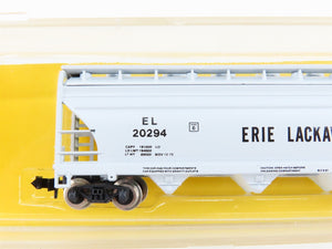 N Scale Atlas 3706 EL Erie Lackawanna 4-Bay Centerflow Covered Hopper #20294