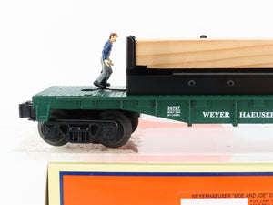 O Gauge 3-Rail Lionel 6-36727 Weyerhaeuser Timber Operating Lumber Car #36727