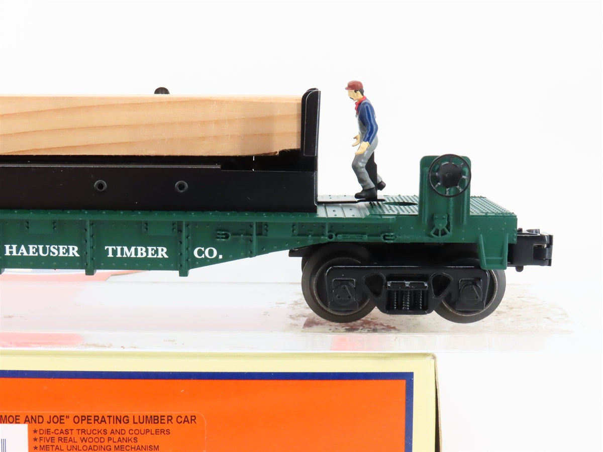 O Gauge 3-Rail Lionel 6-36727 Weyerhaeuser Timber Operating Lumber Car #36727