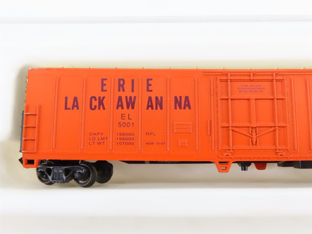 N Scale Con-Cor 001-148210-1 EL Erie Lackawanna 57&#39; Mech Reefer #5001