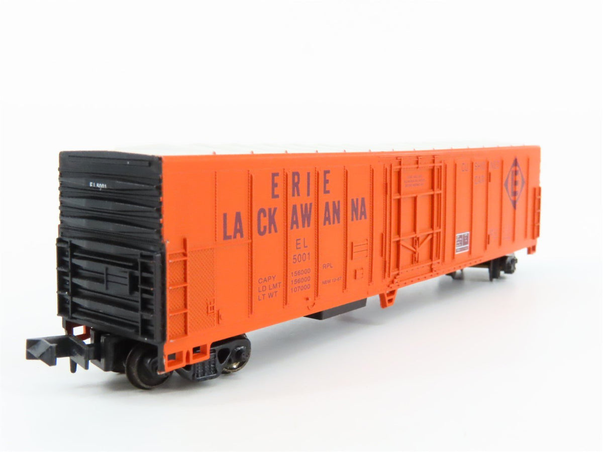 N Scale Con-Cor 001-148210-1 EL Erie Lackawanna 57&#39; Mech Reefer #5001