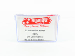 N Scale Roundhouse 84214 EL Erie Lackawanna 57' Mech Reefer #5029