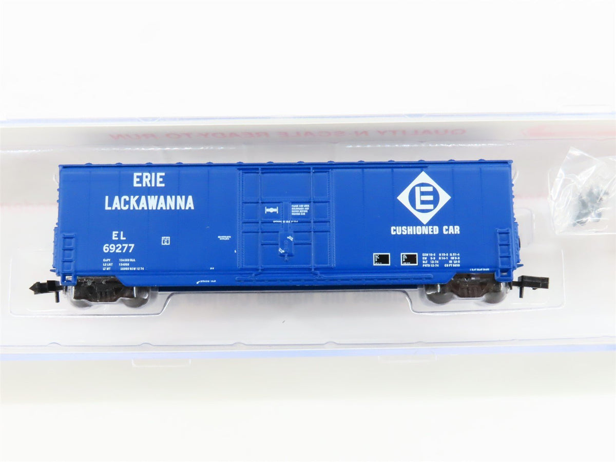 N Scale Roundhouse 82005 EL Erie Lackawanna 50&#39; Hi-Cube Plug Door Box Car #69277