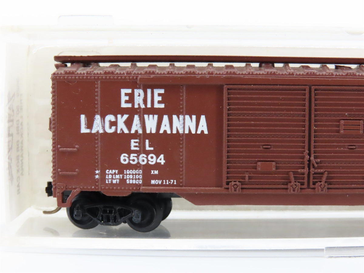 N Scale Atlas 3629 EL Erie Lackawanna 50&#39; Double Door Boxcar #65694