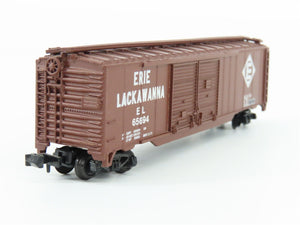 N Scale Atlas 3629 EL Erie Lackawanna 50' Double Door Boxcar #65694