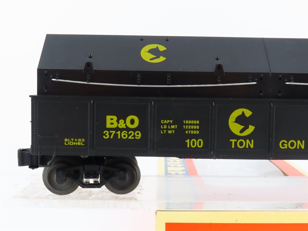 O Gauge 3-Rail Lionel 6-17403 B&amp;O Chessie System Gondola #371629 w/ Coil Covers