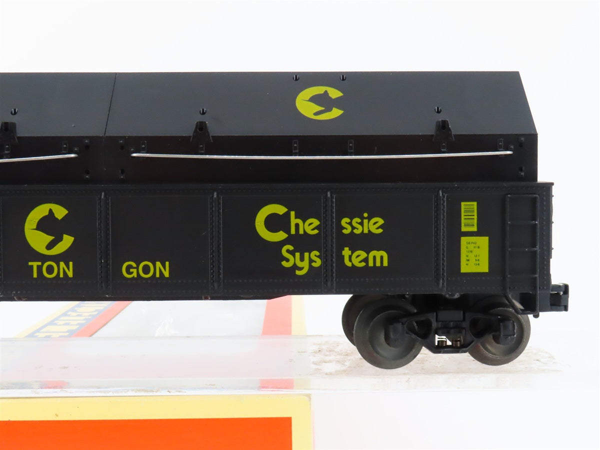 O Gauge 3-Rail Lionel 6-17403 B&amp;O Chessie System Gondola #371629 w/ Coil Covers