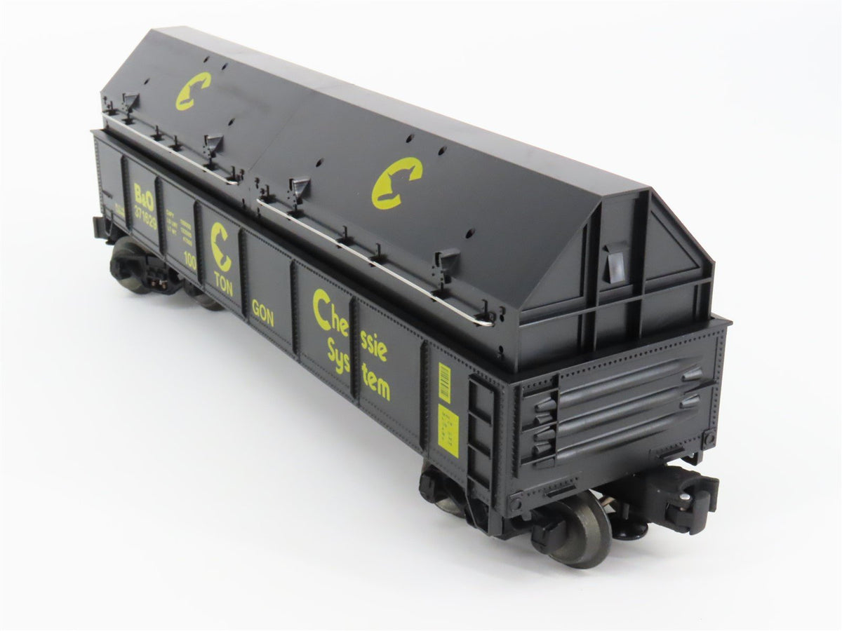 O Gauge 3-Rail Lionel 6-17403 B&amp;O Chessie System Gondola #371629 w/ Coil Covers