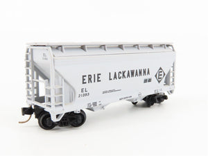 N Scale Atlas 3902 EL Erie-Lackawanna ACF 2-Bay Centerflow Covered Hopper #21393