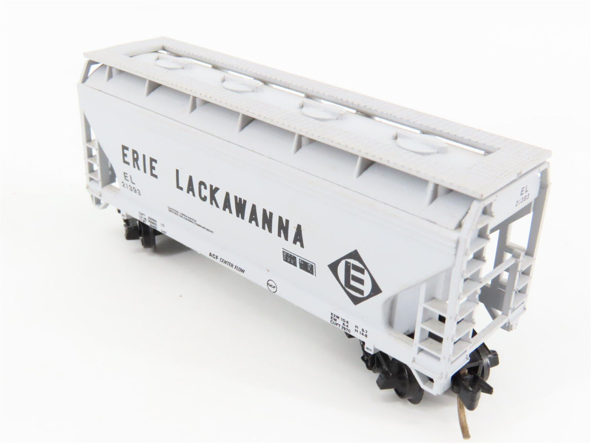 N Scale Atlas 3902 EL Erie-Lackawanna ACF 2-Bay Centerflow Covered Hopper #21393