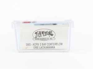 N Scale Atlas 3902 EL Erie-Lackawanna ACF 2-Bay Centerflow Covered Hopper #21393