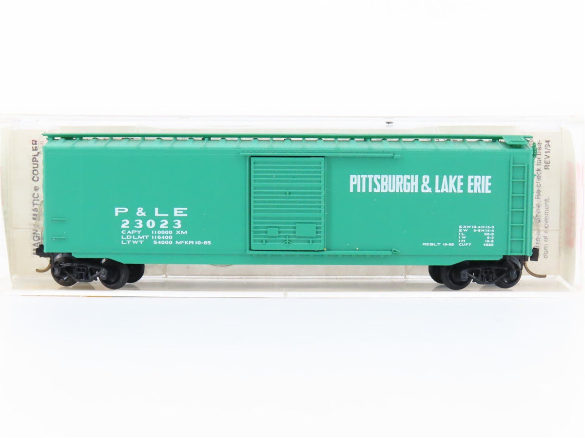 N Scale Micro-Trains 31050 PLE Pittsburgh Lake Erie 50&#39; Standard Boxcar #23023