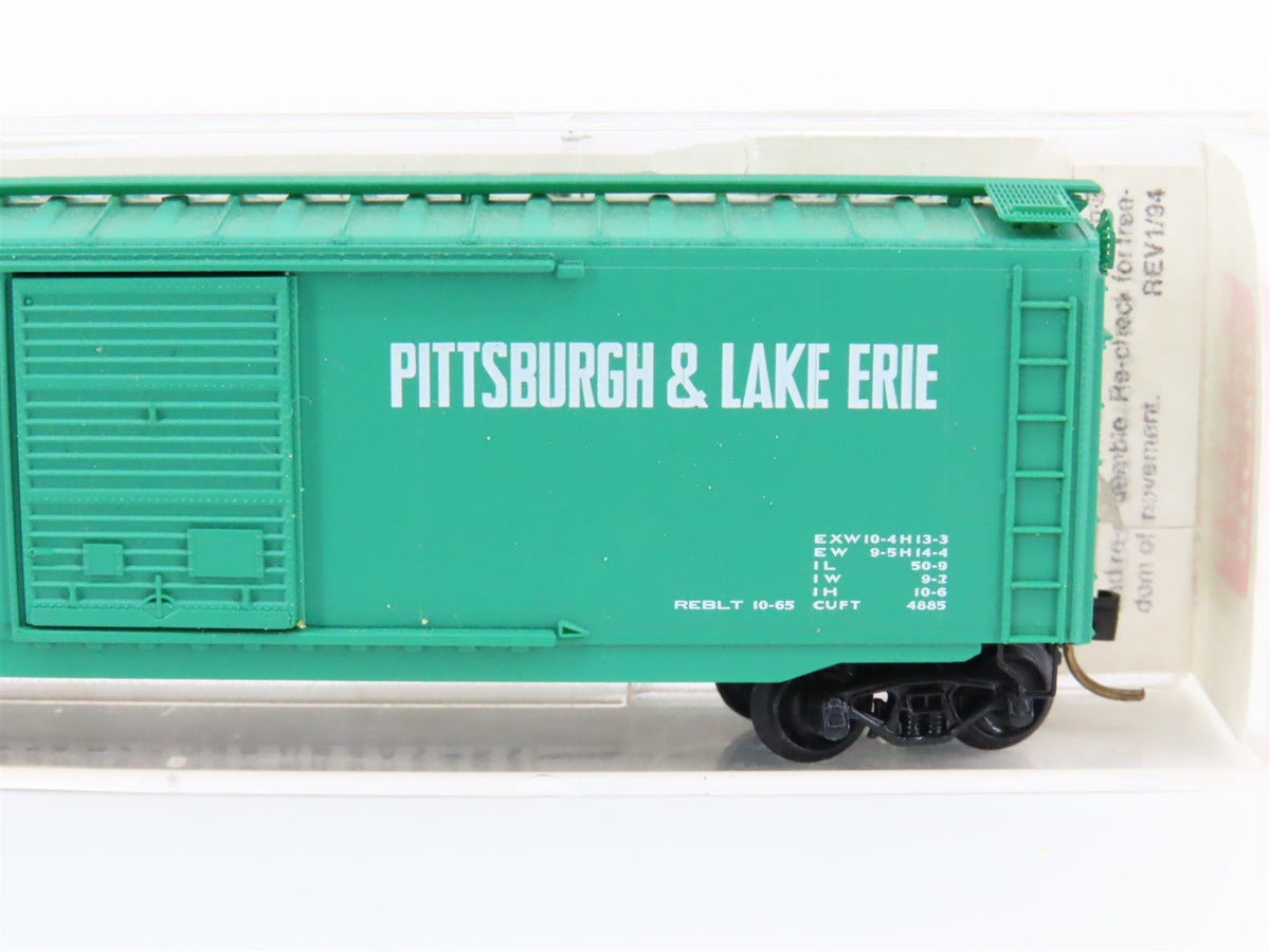 N Scale Micro-Trains 31050 PLE Pittsburgh Lake Erie 50&#39; Standard Boxcar #23023