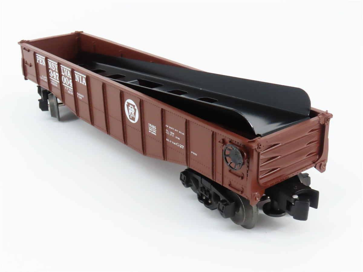 O Gauge 3-Rail Lionel 6-19485 PRR Pennsylvania Open Culvert Gondola #347004