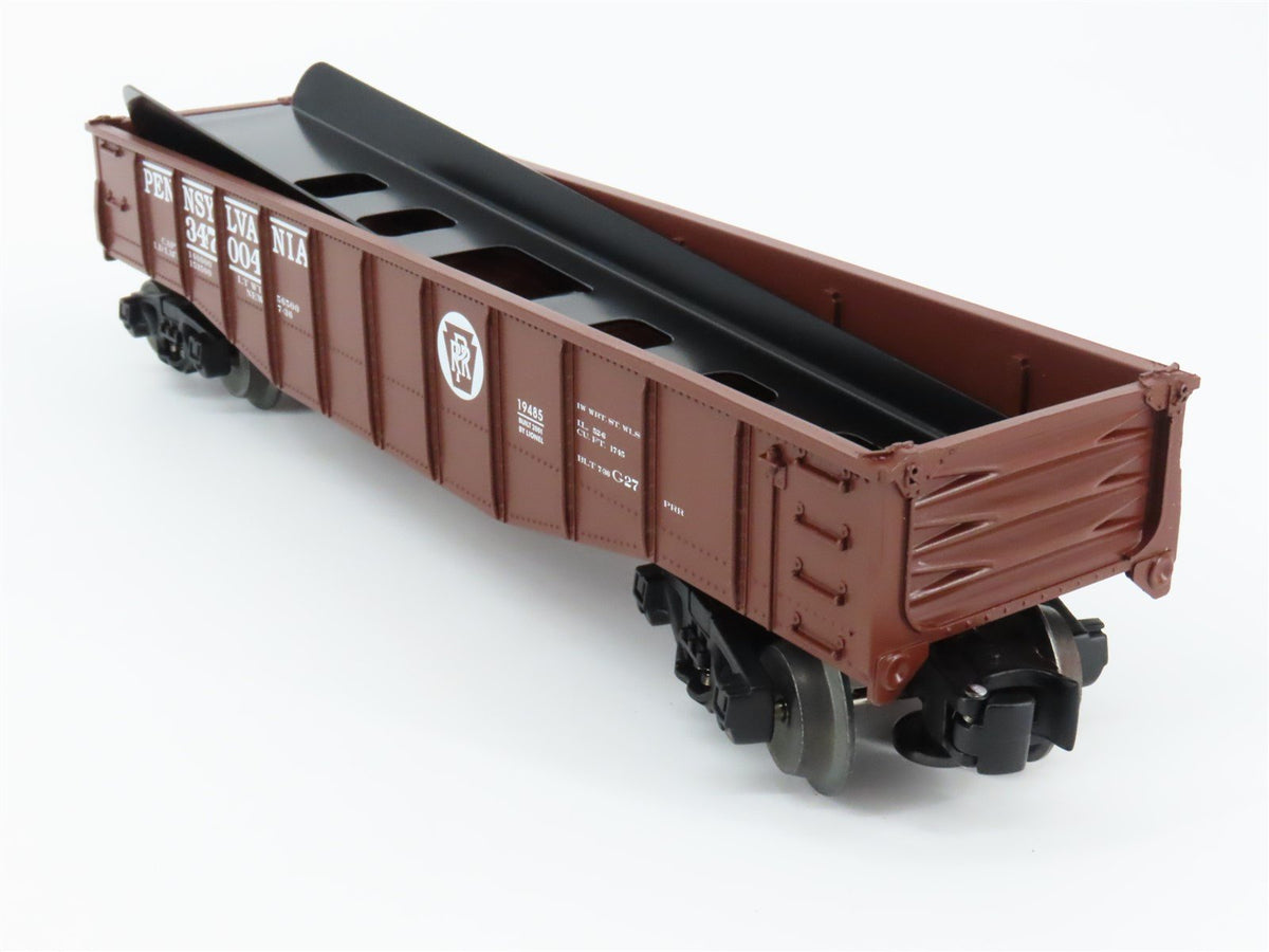 O Gauge 3-Rail Lionel 6-19485 PRR Pennsylvania Open Culvert Gondola #347004