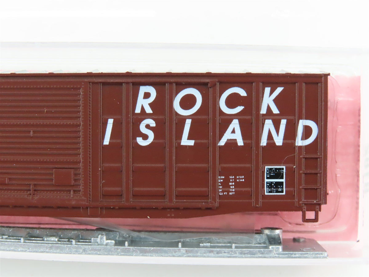 N Scale Roundhouse 8182 RI Rock Island 50&#39; PS Waffle Boxcar #27324 Kit