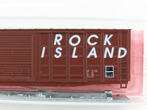 N Scale Roundhouse 8182 RI Rock Island 50' PS Waffle Boxcar #27324 Kit