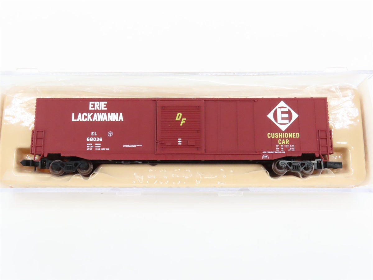 N Scale Atlas 37212 EL Erie Lackawanna 60&#39; Auto Parts Box Car #68036