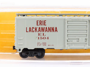 N Scale Squeak N Products EL-0007 EL Erie Lackawanna Boxcar #1504 Custom