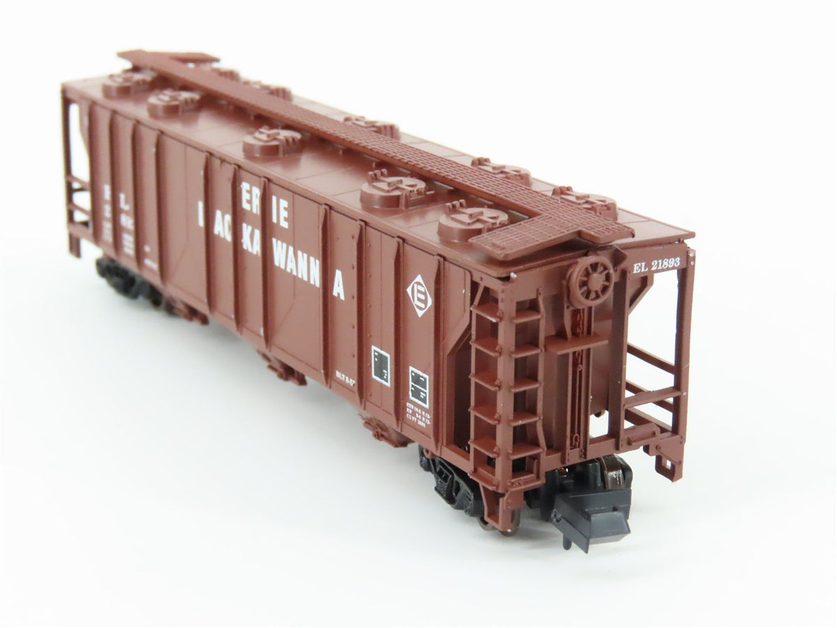 N Scale Atlas 3738 EL Erie Lackawanna 3 Bay Covered Hopper Car #21893