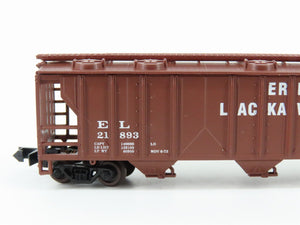 N Scale Atlas 3738 EL Erie Lackawanna 3 Bay Covered Hopper Car #21893