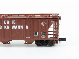 N Scale Atlas 3738 EL Erie Lackawanna 3 Bay Covered Hopper Car #21893