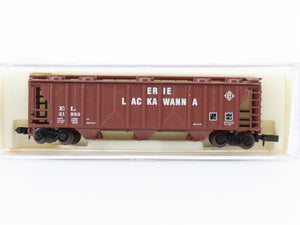 N Scale Atlas 3738 EL Erie Lackawanna 3 Bay Covered Hopper Car #21893