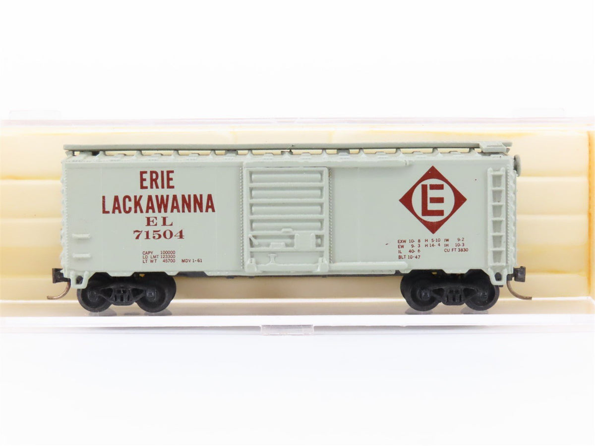 N Scale Atlas 3402 EL Erie Lackawanna 40&#39; Boxcar #71504