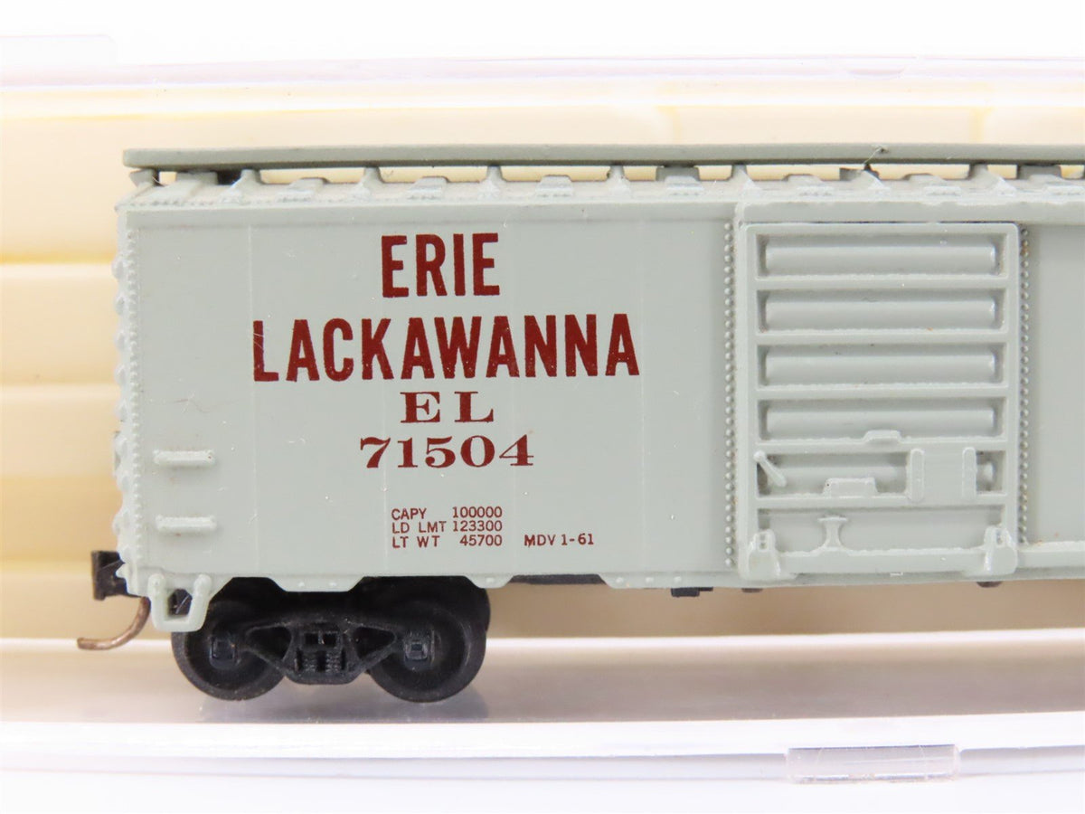 N Scale Atlas 3402 EL Erie Lackawanna 40&#39; Boxcar #71504